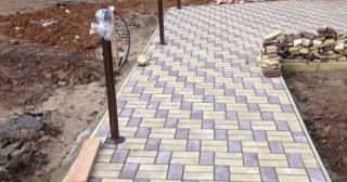 Укладка тротуарной плитки под ключ в Камне-на-Оби в октябре