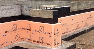 Утепление мелкозаглубленного фундамента в Камне-на-Оби в октябре