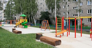 Благоустройство детской площадки во дворе от 1929 руб. в Камне-на-Оби